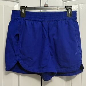 Fabletics Navy Blue Workout Shorts